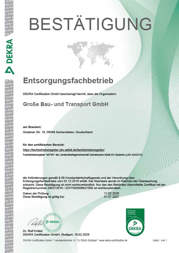 Überwachungszertifikat